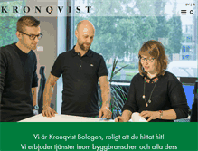 Tablet Screenshot of kronqvist.com